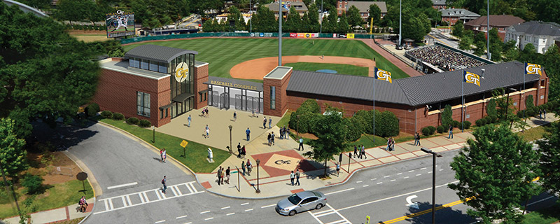 Renovated baseball complex