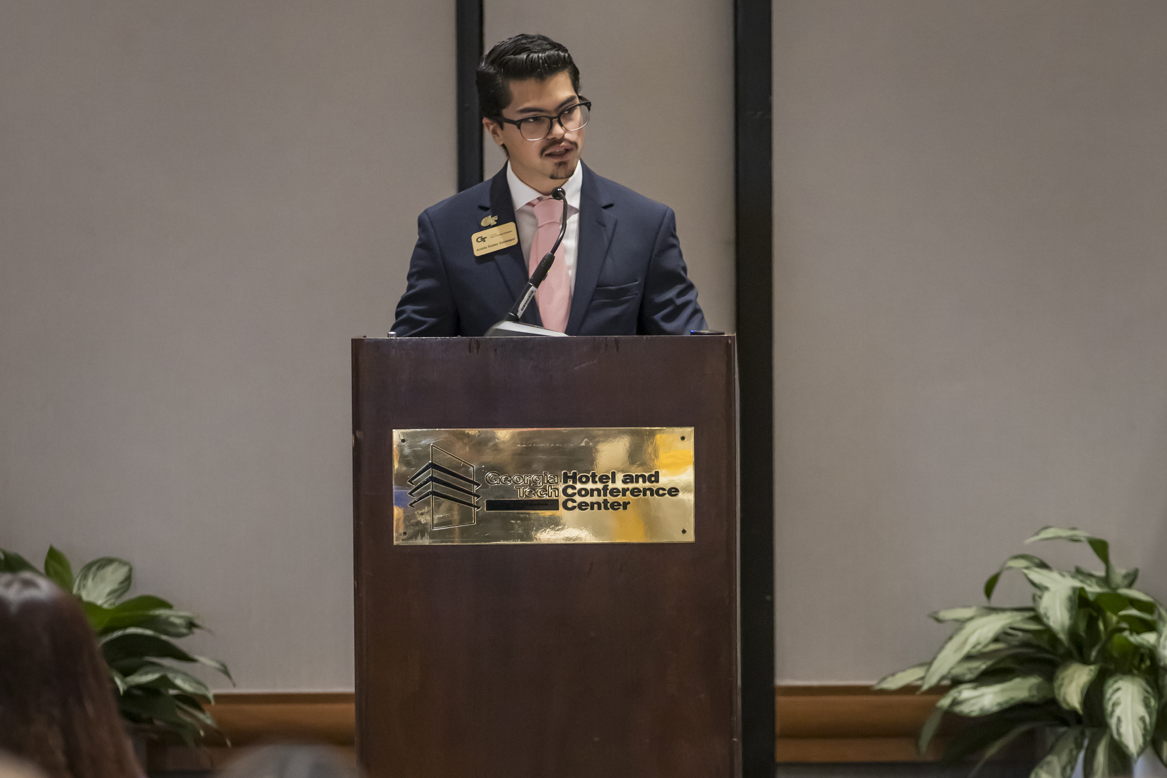 Andres Robles Sotomayor speaking