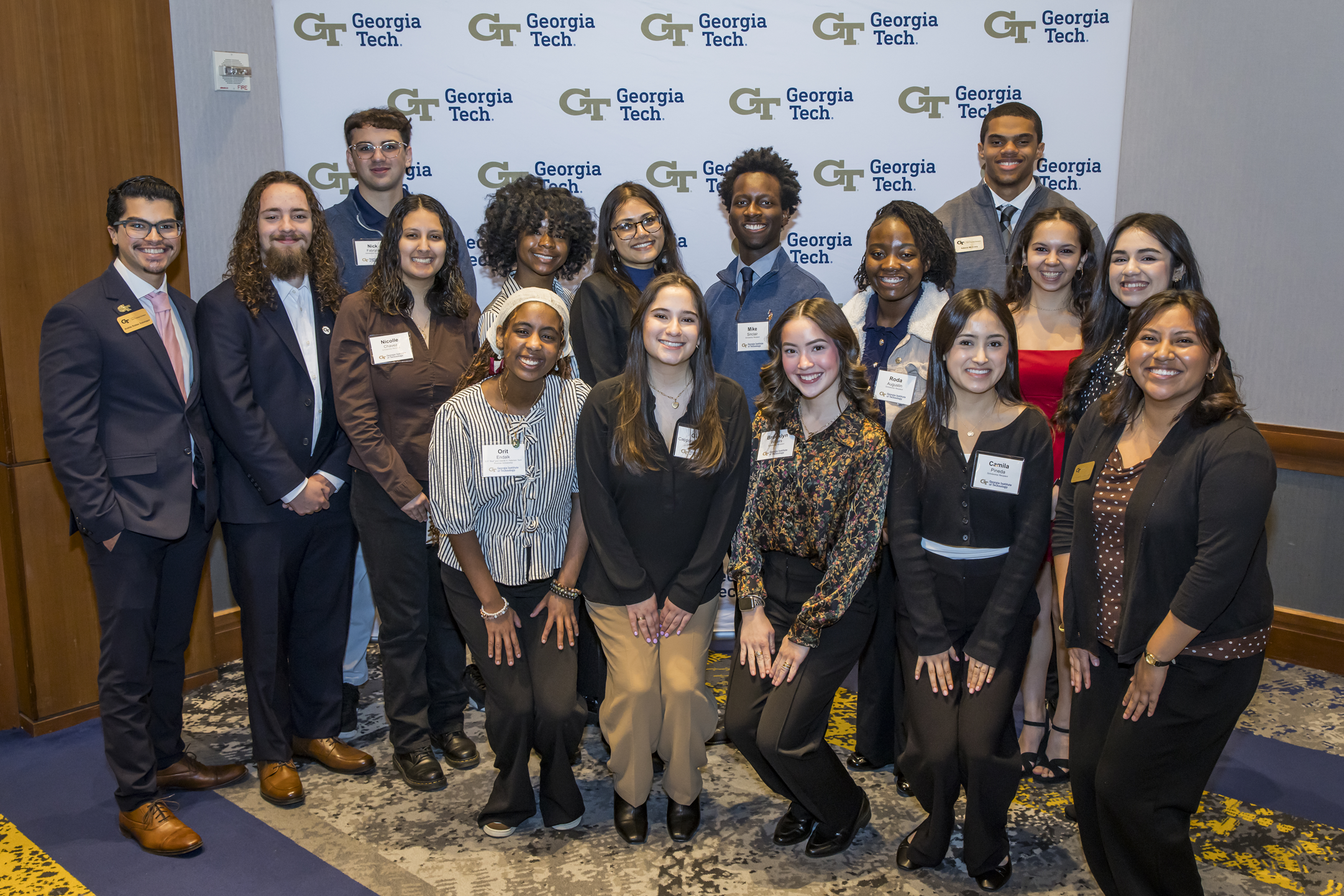 students at the 2026 scholarship brunch