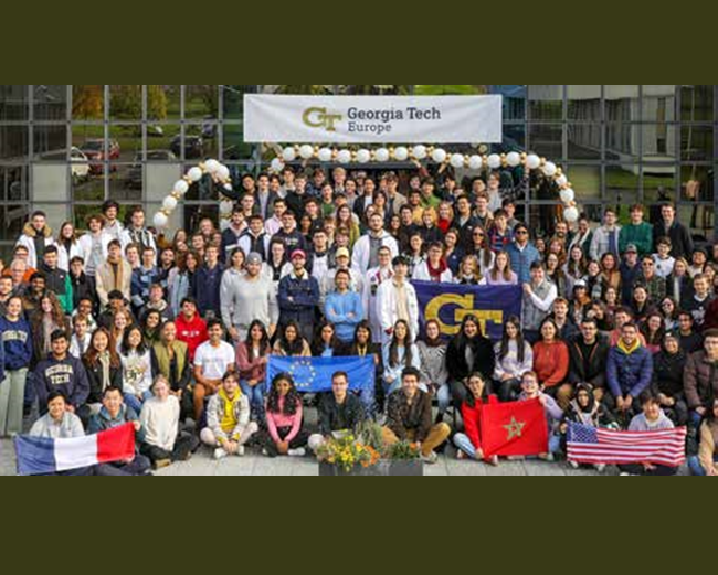photo of students from Georgia Tech-Europe