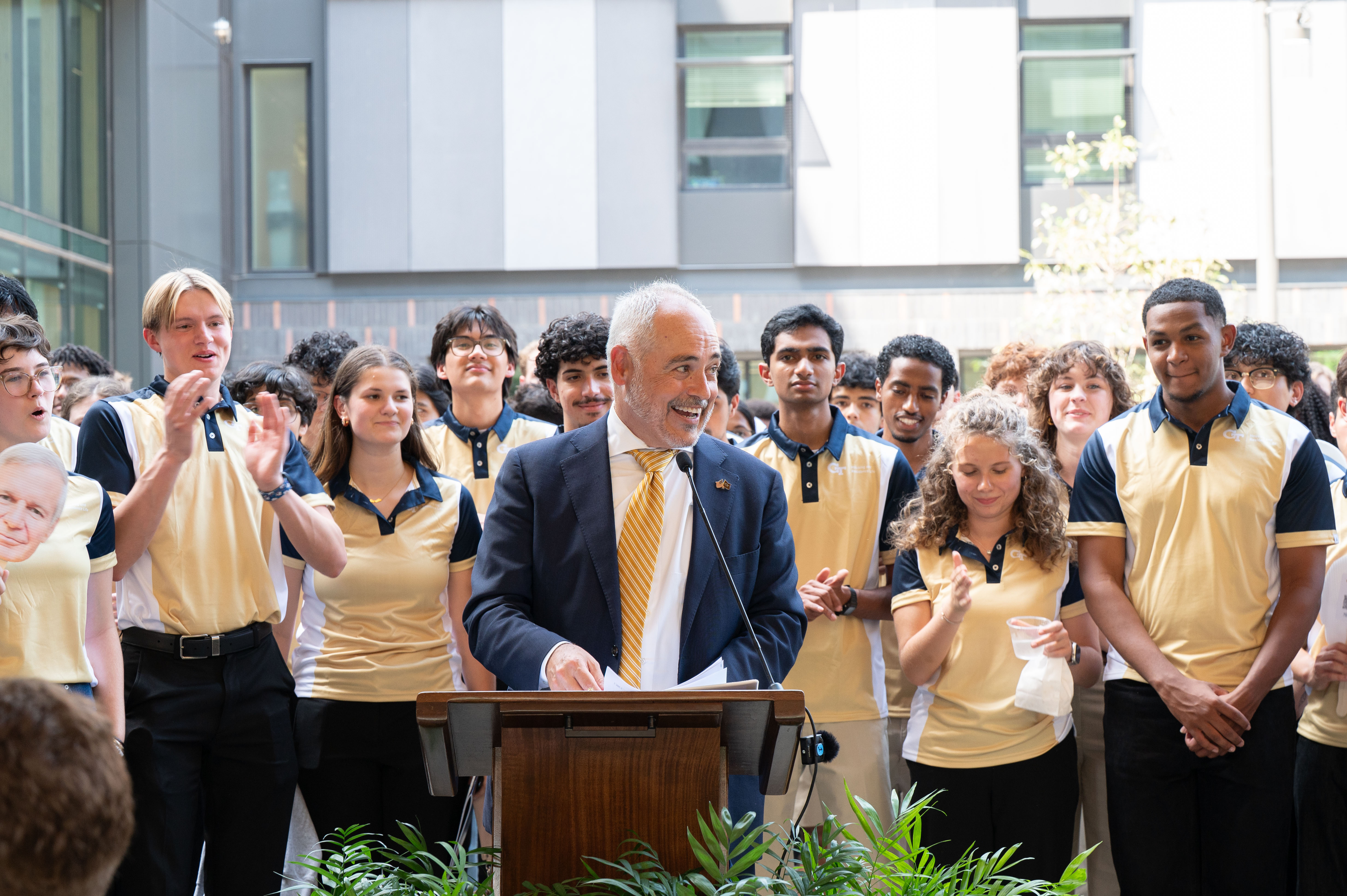 President Cabrera speaking