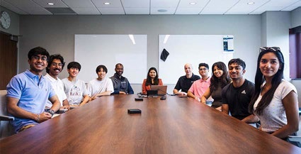 Photo of Georgia Tech students in AT&T/Georgia Tech boot camp-to-internship program.