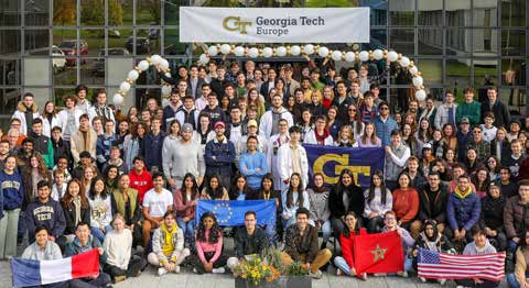 students at Georgia Tech-Europe
